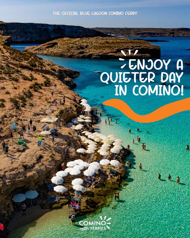 Discover the quieter side of Comino this winter! Take a break from the ordinary and hop aboard Comino Ferries to the Blue Lagoon. With fewer visitors and more time to enjoy the stunning scenery, it’s the perfect season to experience the island in all its peaceful glory. Book your ferry now and enjoy the ride to your winter paradise! 🛥️🏝️

Visit https://cominoferries.com/ to start you journey today!

 #CominoFerries #MaltaGetaway #WinterInBlueLagoon